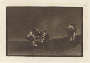 The Same Man Throws a Bull in the Ring at Madrid, Plate 16 from La tauromaquia