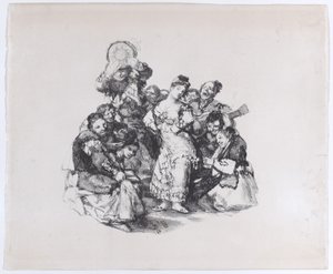 El vito The Andalusian dance by Francisco de Goya
