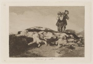 Bury Them and Keep Quiet, Plate 18 from The Disasters of War by Francisco de Goya
