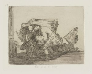 This Is Not Less So, Plate 67 from the series The Disasters of War by Francisco de Goya