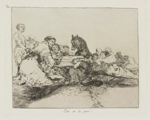 That Is the Worst of It!, pl. 74 from the series The Disasters of War by Francisco de Goya