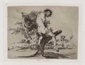 This is Worse, Plate 37 from The Disasters of War by Francisco de Goya