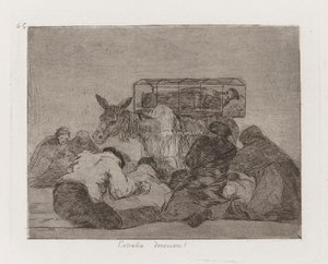 Strange Devotion!, Plate 66 from The Disasters of War by Francisco de Goya