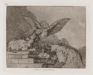 Feline Pantomime, Plate 73 from The Disasters of War