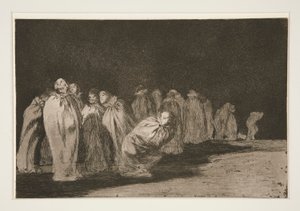 The Men in Sacks, pl. 8 from the series The Proverbs by Francisco de Goya