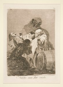 No One Has Seen Us, pl. 79 from the series Los caprichos by Francisco de Goya