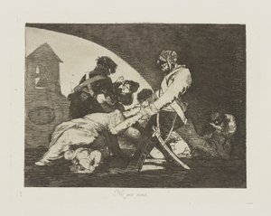 Neither Do These, pl. 11 from the series The Disasters of War