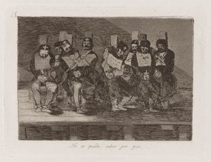 One Can by Francisco de Goya