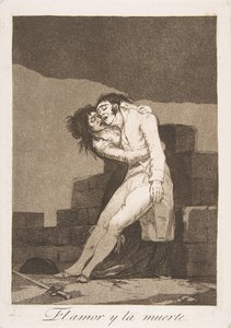 Plate 10 from Los Caprichos: Love and Death (El amor y la muerte), 1799