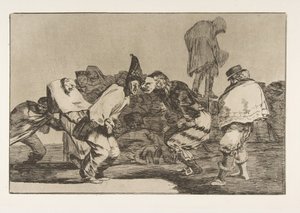Carnival Folly, ca. 1816-23 Published 1864 (Plate 14 from the Disparates) by Francisco de Goya