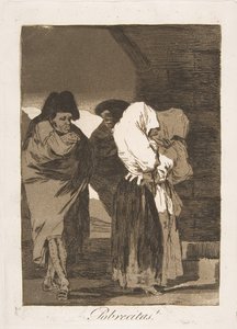 Poor Little Girls! (Plate 22 from Los Caprichos) by Francisco de Goya