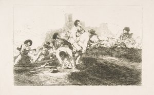 Plate 24 from The Disasters of War: They Can Still Be of Use by Francisco de Goya