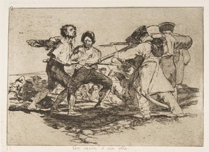 Plate 2 from The Disasters of War: Rightly by Francisco de Goya