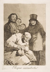 Plate 30 from Los Caprichos: Why hide them, 1799
