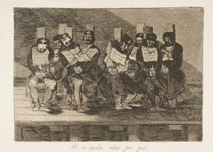 Plate 35 from The Disasters of War: One C..., 1810 published 1863 by Francisco de Goya