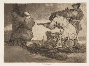 Plate 38 from The Disasters of War: Barba
