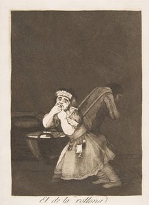 Plate 4 from Los Caprichos: Nanny