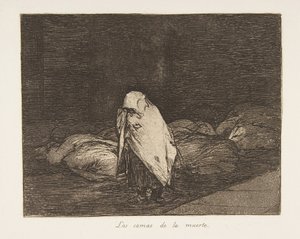 Plate 62 from The Disasters of War: The Famine by Francisco de Goya