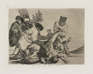 What More Can Be Done?, pl. 33 from the series The Disasters of War by Francisco de Goya