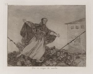 May the Cord Break, Plate 77 from The Disasters of War by Francisco de Goya