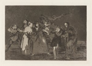 Wounds Heal Quicker than Hasty Words, from the series Los disparates by Francisco de Goya