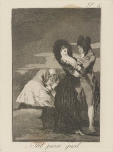 Two of a Kind, pl. 5 from the series Los caprichos