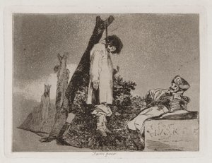 Not Either (Plate 36 from The Disasters of War) by Francisco de Goya