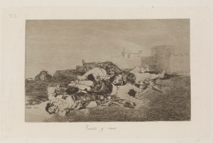 Even Worse, Plate 22 from The Disasters of War