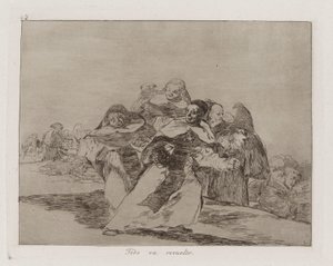 Everything is Topsy-turvy, Plate 42 from The Disasters of War by Francisco de Goya
