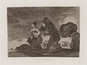 And This Too (Plate 45 from The Disasters of War) by Francisco de Goya