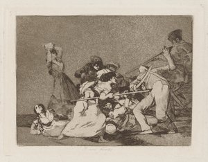 And They Are Like Wild Beasts, pl. 5 from the series The Disasters of War by Francisco de Goya