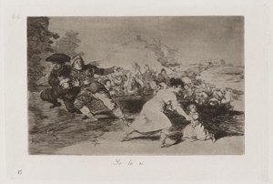 I Saw It, Plate 44 from The Disasters of War by Francisco de Goya