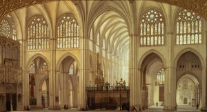 The Interior of Toledo Cathedral, 1856