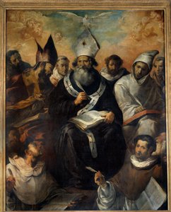 Saint Basil Dictating His Doctrine