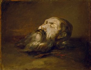 Head of a Beheaded Saint by Francisco Herrera the Elder