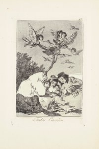 All Will Fall (Todos Caeràn) Plate 19 from: Los Caprichos by Francisco Jose de Goya y Lucientes