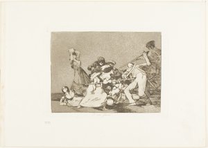 And They Are Like Wild Beasts, plate five from The Disasters of War by Francisco Jose de Goya y Lucientes