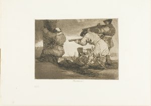 Barbarians!, plate 38 from The Disasters of War by Francisco Jose de Goya y Lucientes