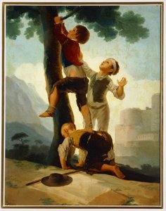Boys Climbing a Tree by Francisco Jose de Goya y Lucientes
