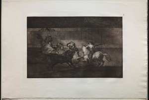 Bullfights: The Death of Pepe Illo by Francisco de Goya