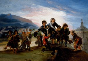 Children Playing at Soldiers