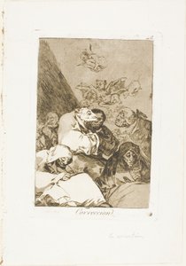 Correction, plate 46 from Los Caprichos