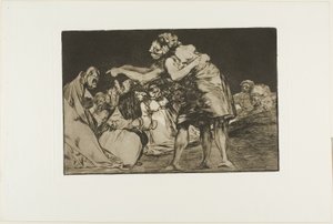 Disorderly Folly, plate seven from The Proverbs by Francisco Jose de Goya y Lucientes