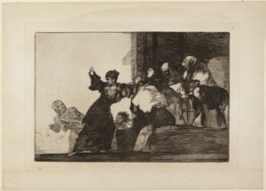Poor Folly, or Two Heads are Better than One, plate 11 from the series The Follies by Francisco Jose de Goya y Lucientes