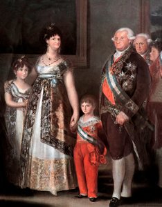 Family of Spanish King Carlos IV (detail)