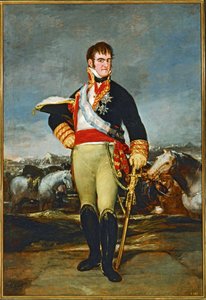 Ferdinand VII, King of Spain at a Cavalry Camp by Francisco Jose de Goya y Lucientes