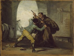 Friar Pedro Wrests the Gun from El Maragato