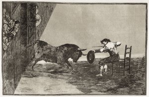 The daring of Martincho in the ring at Saragossa, Plate 18 of 