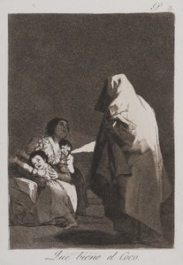 Here Comes the Bogey-Man by Francisco de Goya