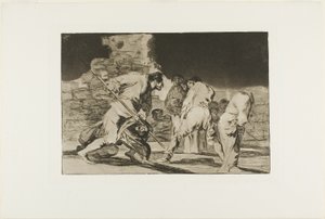 It is Amazing - and We were Made by God, plate six from Los Proverbios by Francisco Jose de Goya y Lucientes